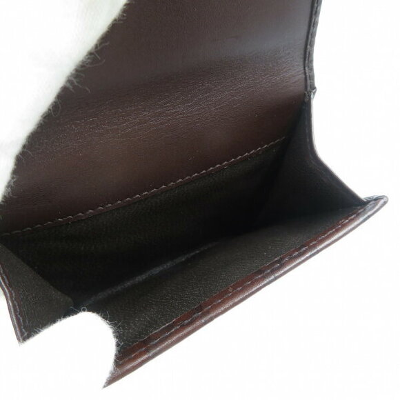 Gucci Guccissima leather bifold wallet brown double snap closure - Picture 5 of 8